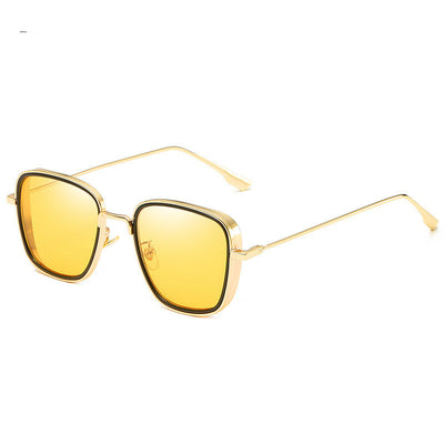 Gafas de Sol Vintage Cuadradas Metal Steampunk para Mujer - Image 10