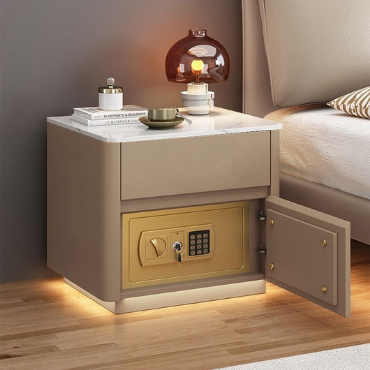Mesita de Noche Inteligente con Caja de Seguridad y Carga Inalámbrica Integrada - Image 19
