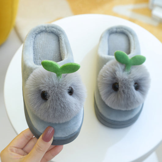 Pantuflas de Algodón para Bebé con Diseño de Princesa en 3D - Image 4
