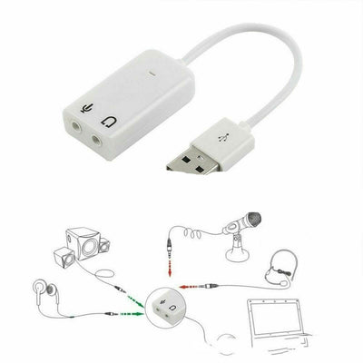 Tarjeta de Sonido USB con Cable Integrado - Image 3