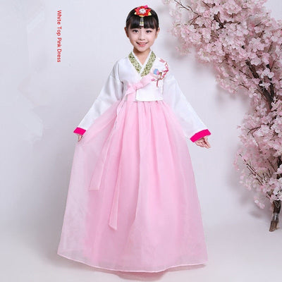 Traje Tradicional Coreano Hanbok para Niñas - Disfraz de Danza y Presentaciones - Image 16