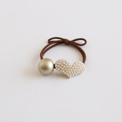 Elástico para Cabello Alloy Pearl Café - Image 3
