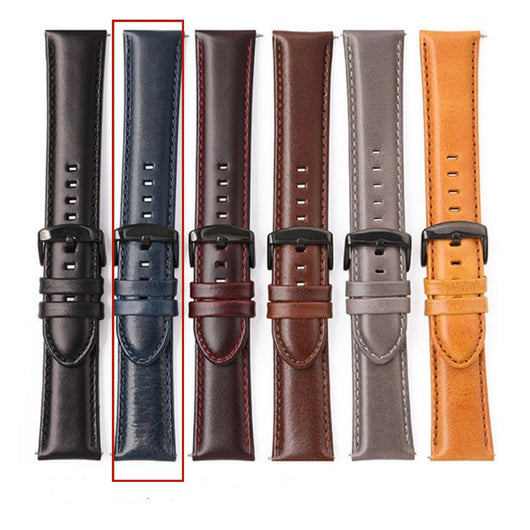 Correa de Cuero Genuine para Smartwatch - Patrón Crazy Horse Premium - Image 7