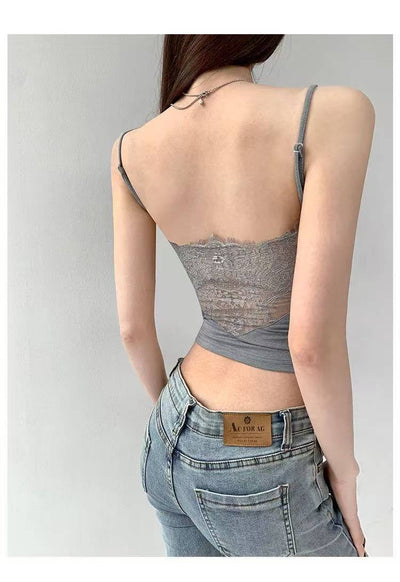 Camiseta de Algodón para Mujer con Sostén Acolchado Integrado - Image 13