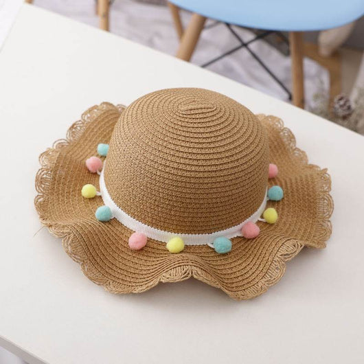 Sombrero de Paja para Niñas con Protección Solar - Image 15