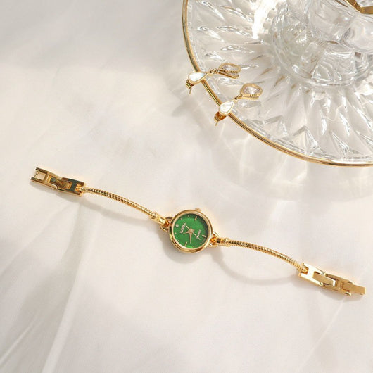Reloj de Cuarzo Dorado Retro para Mujer - Image 2