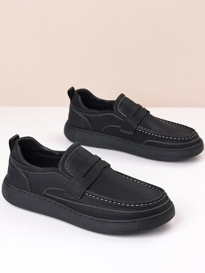 Zapatos de Cuero para Hombre sin Cordones con Suela Suave - Image 18