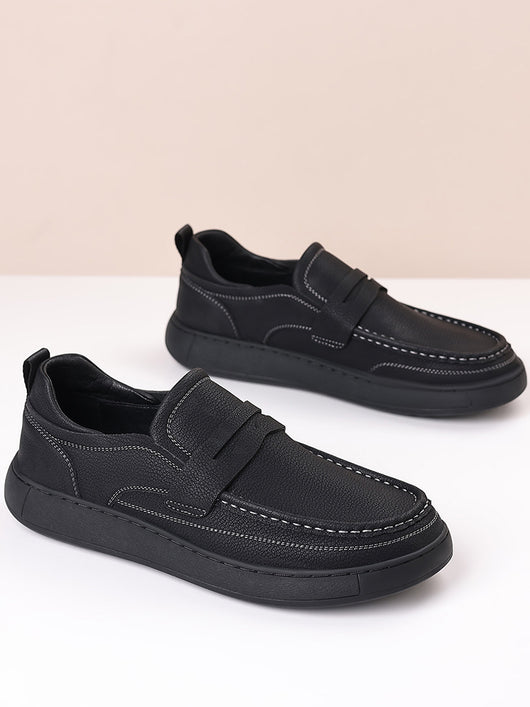 Zapatos de Cuero para Hombre sin Cordones con Suela Suave - Image 18