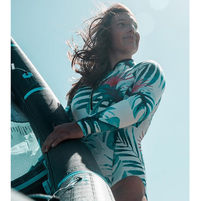 Traje de Baño Deportivo de Manga Larga y Cintura Alta para Surf - Image 3