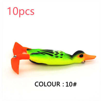 Señuelo Pato Flotante 9.5cm con Aletas Giratorias - Cebo Realista - Image 15