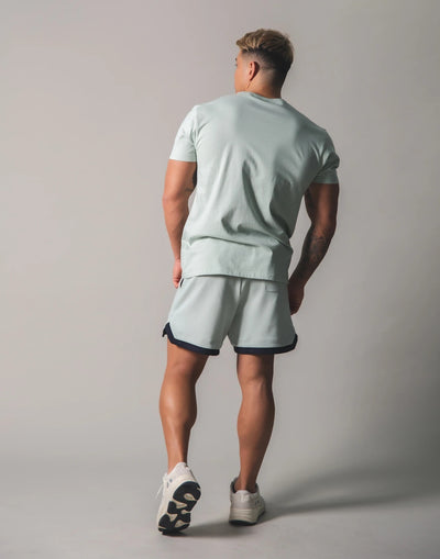 Playera Deportiva Hombre Cuello Redondo Algodón 100% Fitness Manga Corta - Image 12