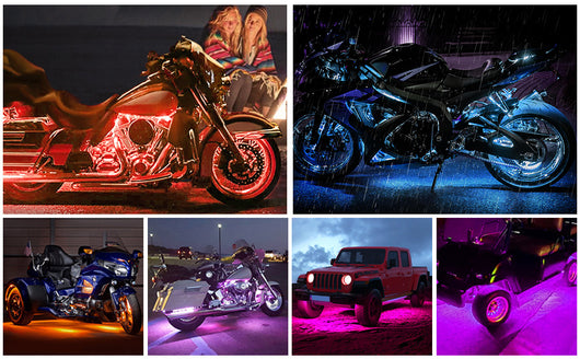 Kit de Luces LED RGB para Chasis de Moto | Iluminación Ambiental - Image 11