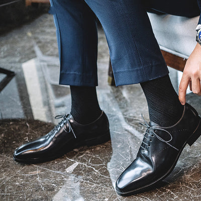 Zapatos Oxford de Cuero Genuino Pulido a Mano para Hombre - Calzado Ejecutivo Premium - Image 5
