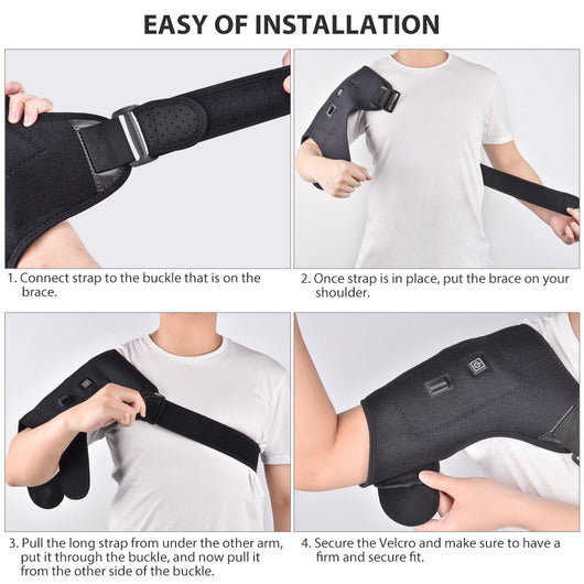 Almohadilla Térmica Ajustable para Hombro Congelado - Tratamiento de Calor para Bursitis y Tendinitis - Image 14