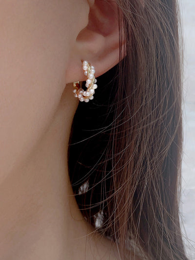 Aretes de Perla Lujo Verano Mujer - Diseño de Alto Sentido - Image 12
