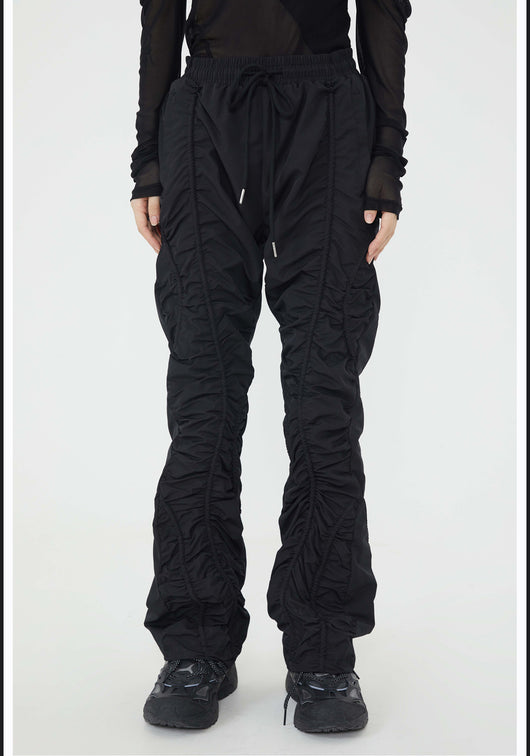 Pantalones Deportivos Sueltos con Pliegues - Estilo Street Casual - Image 15