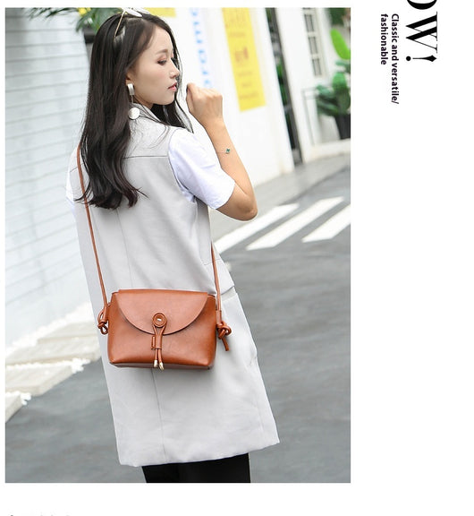 Bolso Bandolera de Cuero Encerado para Mujer - Estilo Fashion - Image 18
