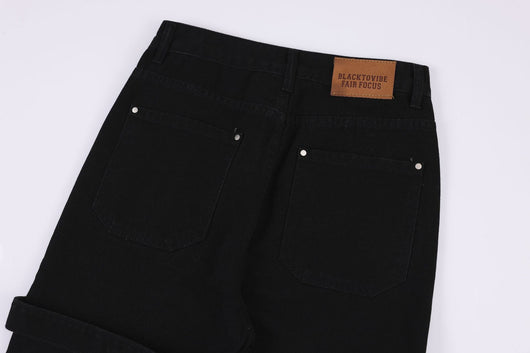 Jeans Rectos de Trabajo Desgastado - Estilo Casual Industrial - Image 12