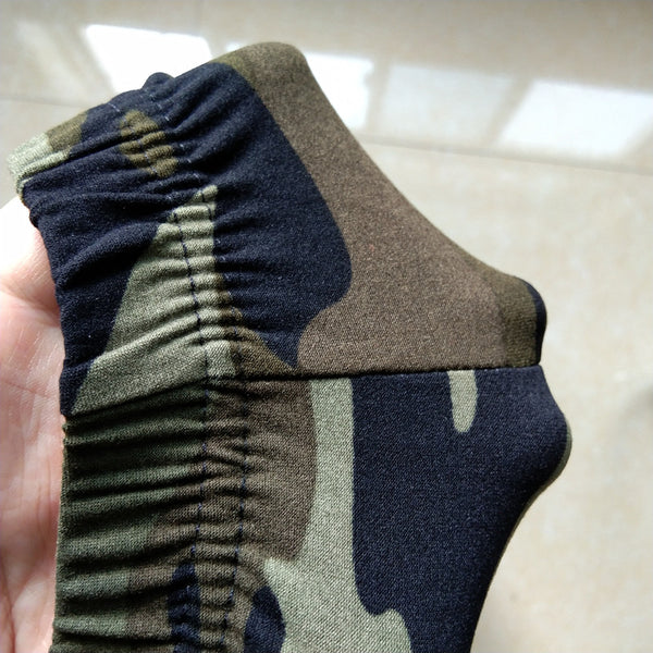 Leggings Cortos Estampado Camuflaje Militar para Verano