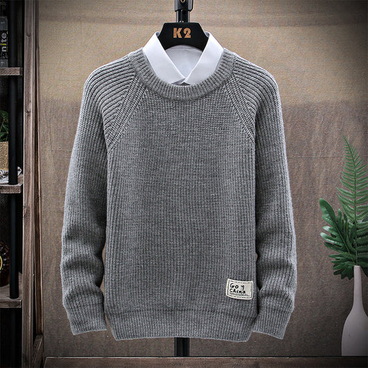 Suéter Casual de Manga Larga para Hombre - Estilo Moderno - Image 3