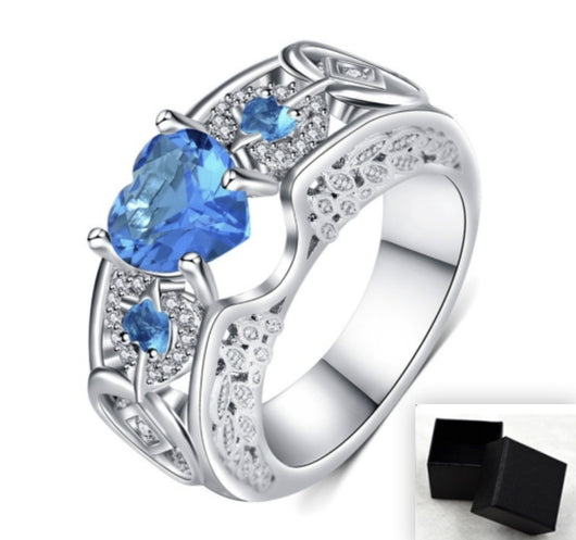 Anillo de Compromiso Corazón Ruby Princesa - Image 14