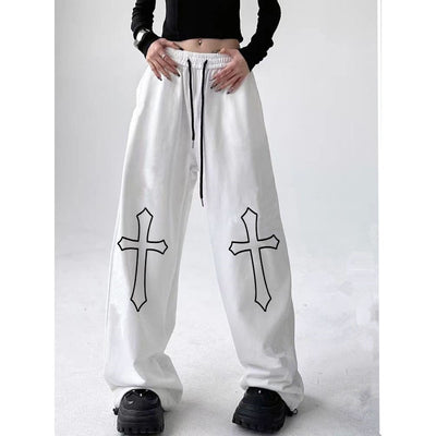 Pantalón Deportivo Cintura Alta con Cordón Estilo Hot Girl Hiphop - Image 11