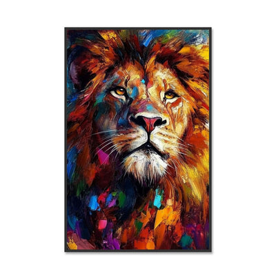 Cuadro Abstracto León Colorido - Pintura al Óleo Hecha a Mano Estilo Moderno - Image 6