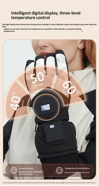 Guantes Térmicos para Ciclismo Eléctrico - Protección contra Frío y Viento - Image 14