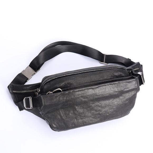 Riñonera de Cuero Oxskin Multifuncional para Deportes y Casual