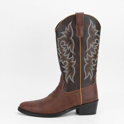 Bota Retro Alta con Bordado para Hombre - Image 9