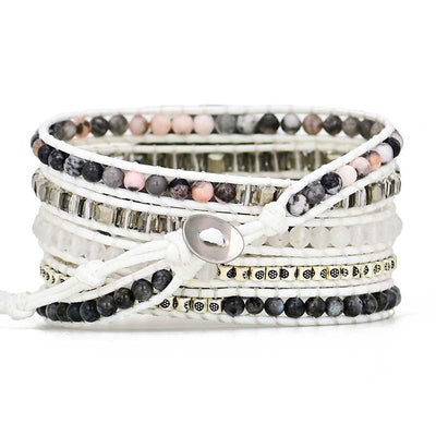 Pulsera Reloj Tejida Bohemia con Cuerda de Cera - Image 4