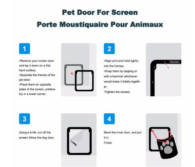 Puerta de Acceso Segura para Mascotas - Compuerta Corredera con Cierre para Perros y Gatos - Image 12