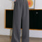 Pantalones Casuales Otoñales para Mujer con Corte Holgado y Caída Elegante