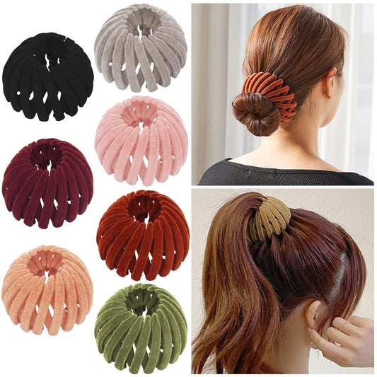 Anillo para Cabello y Horquillas Tipo Nido - Sujetador de Pelo