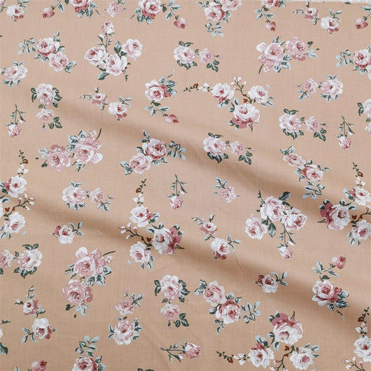 Tela de Algodón Twill Estampado Rosas Pastel para Confecciones y Decoración - Image 3
