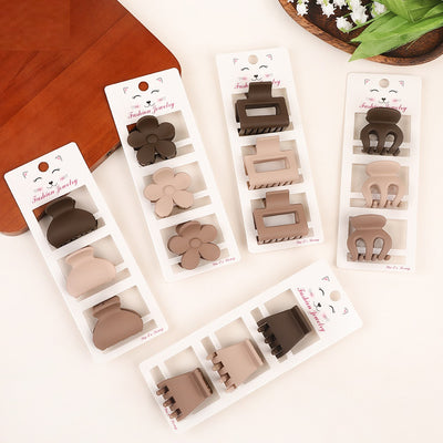 Set de Tres Pasadores de Cabello Tonos Café - Accesorios para Moños - Image 17