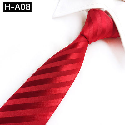 Corbata de Poliéster para Bodas y Celebraciones en Rojo - Image 7