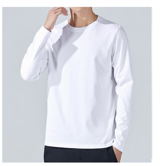 Camiseta Manga Larga Básica de Algodón para Hombre - Image 13