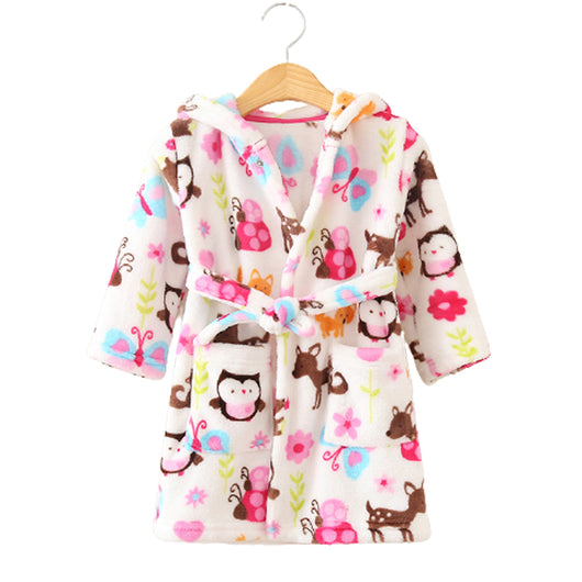 Bata de Baño Infantil de Franela Gruesa y Abrigadora - Image 3