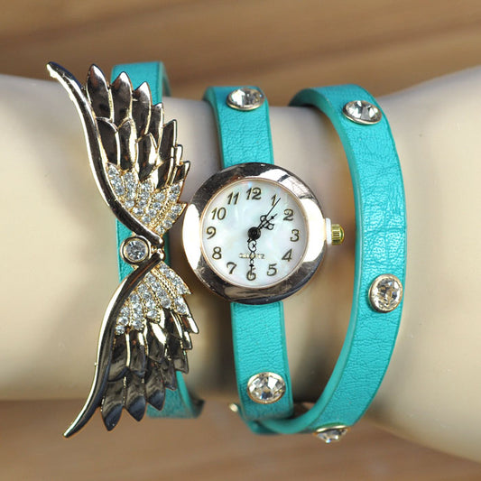 Reloj Pulsera Estilo Harajuku con Alas Retro Inspiración Coreana - Image 2