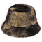 Gorro Bucket Tie-dye Acolchado para Otoño e Invierno