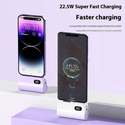 Banco de Energía Portátil Cápsula Mini 5000mAh - Certificado 3C