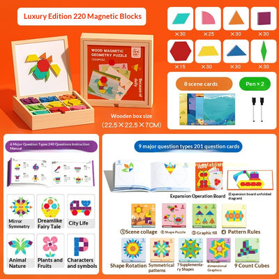 Puzzle Tangram Educativo para Niños - Bloques de Construcción Lógica - Image 9