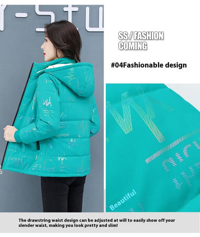Chaqueta Acolchada Reversible de Plumón para Invierno Mujer - Image 11