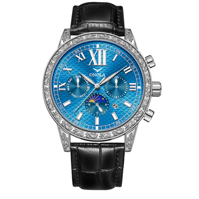 Reloj Mecánico Automático de Cuero - Elegancia y Versatilidad - Image 6