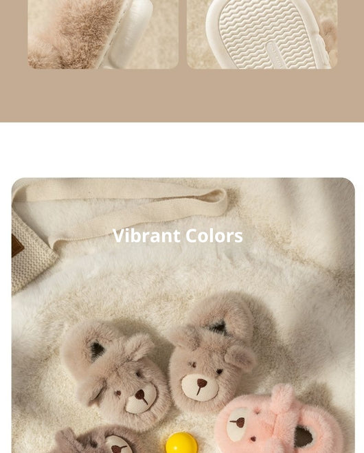 Pantuflas de Algodón Cálidas con Talón Reforzado para Niños y Niñas - Image 16