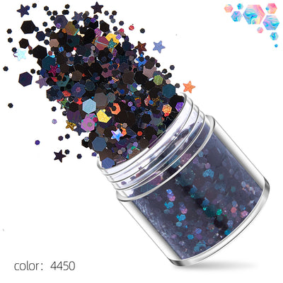 Lentejuelas Láser Pentágono para Uñas - Brillos de Joyería Profesional - Image 6