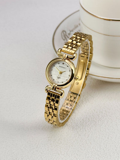 Reloj Dorado para Mujer Estilo Vintage con Pulsera de Acero - Image 16