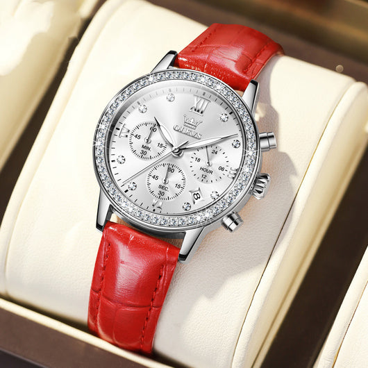 Reloj Cuarzo para Mujer con Diamantes y Funciones Cronómetro - Image 6