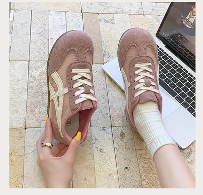 Tenis Cortez Mujer Cuero con Suela Gruesa y Malla Transpirable - Image 20